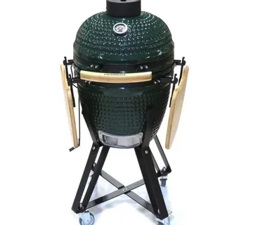 KAMADO FISH PATERN ROŠTILJ, ZELENI fi 18", 45.7cm - cover