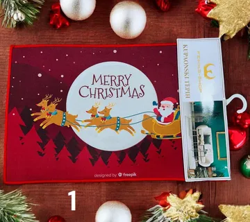 Božićni kupaonski tepih 40x60 cm ( 18 modela ) - cover