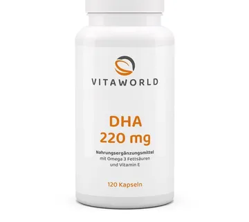 Omega-3 (DHA) 220mg kapsule, Vita World, 120 kom. - cover