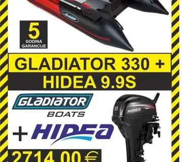 GUMENJAK GLADIATOR B 330 + HIDEA 9.9 do 12 RATA - Velika Mlaka, Velika Gorica