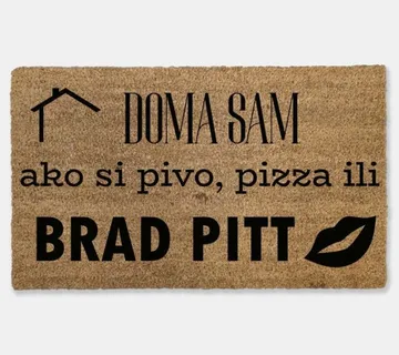 Zabavni otirač- Doma sam ako si… - cover