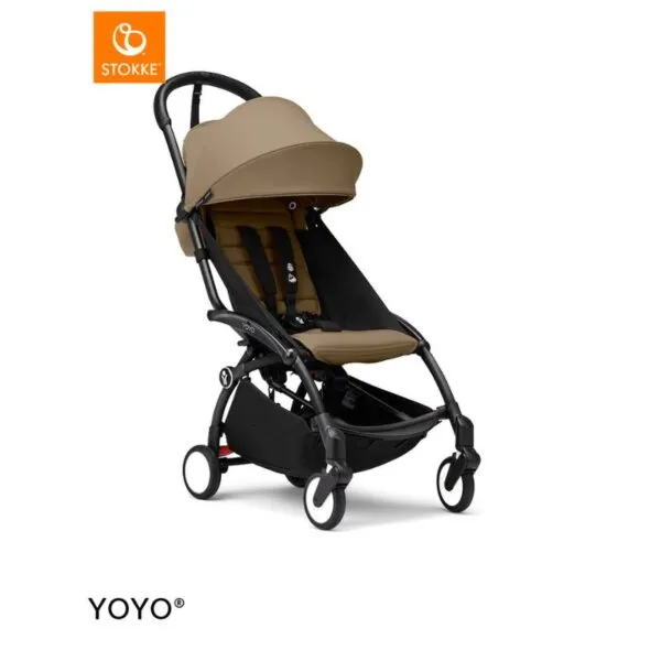 YOYO³ Dječja Kolica 6+Toffee – Crni Okvir - cover