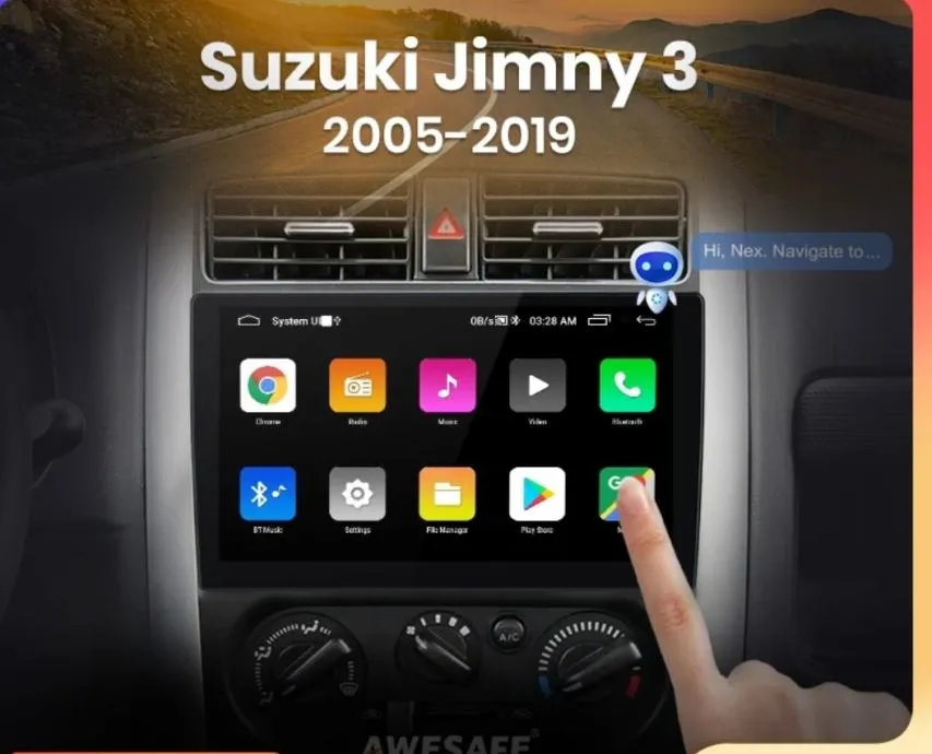 Suzuki Jimny 3 2005-2019 ORIGINAL MULTIMEDIJA ANDROID NAVIGACIJA WIFI - cover