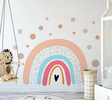 Zidna naljepnica Creative cartoon rainbow - cover