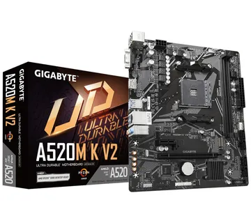 Gigabyte GA-A520M-K V2,AM4,S3, U3, mATX - cover