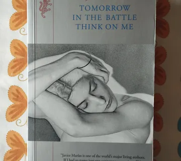 Javier Marias - Tomorrow in the battle think on me - cover