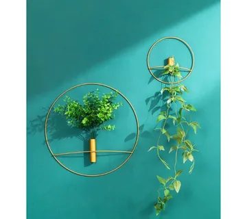 Okrugli zidni ukras u obliku vaze - cover