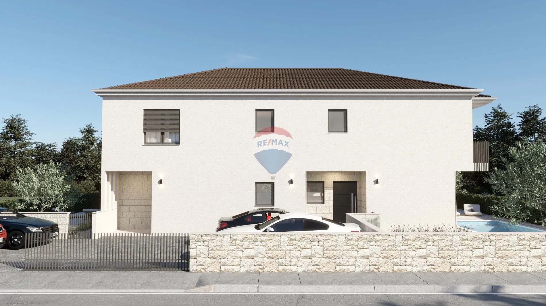 OTOK KRK-MALINSKA novogradnja moderna villa  - cover