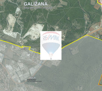 Pula, Šijana, 1 hektar poljoprivrednog zemljišta na traženoj lokaciji, pored industrijske zone  - cover