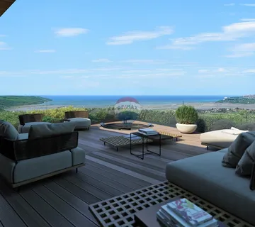 Buje, Kaštel -  građevinsko zemljište sa pogledom na more i projektom - cover