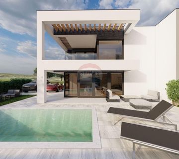 Otok Krk, Malinska-okolica, vila s bazenom 150 m2 - cover