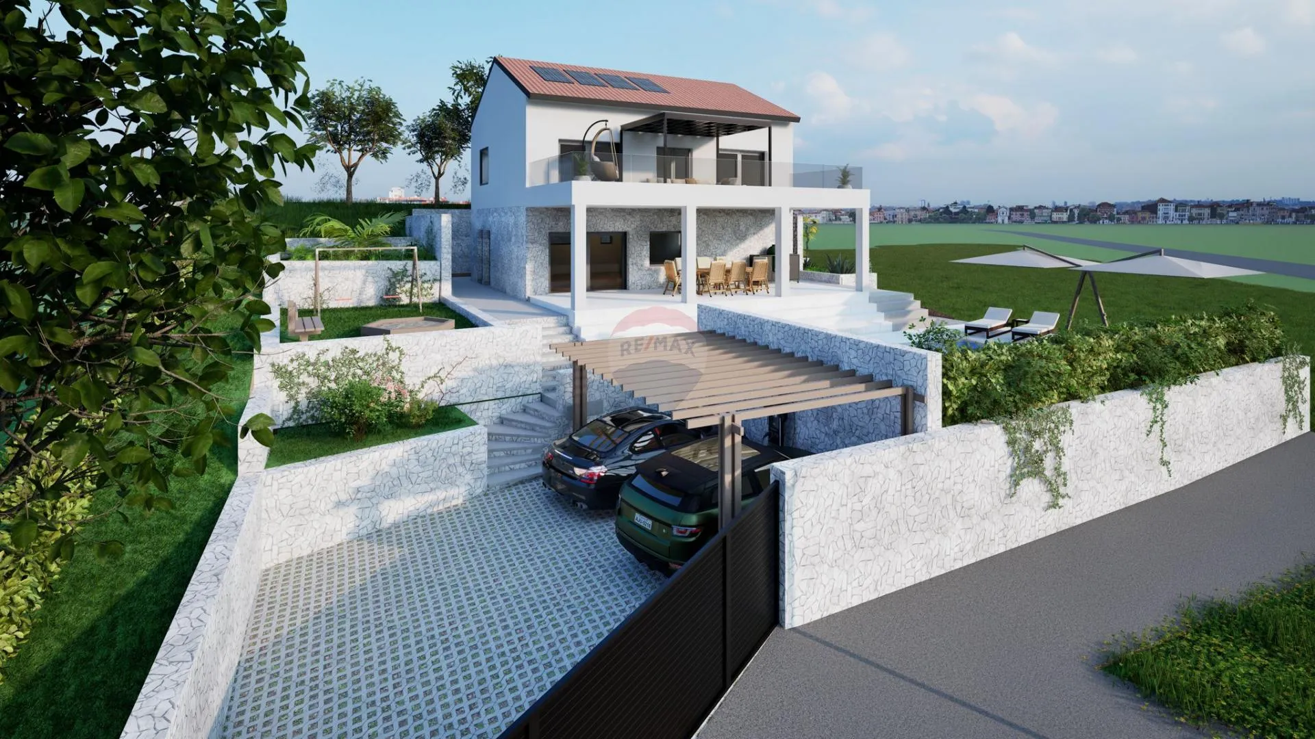 RIJEKA,KOSTRENA- kuća 4S+DB sa bazenom i panormskim pogledom na more - cover