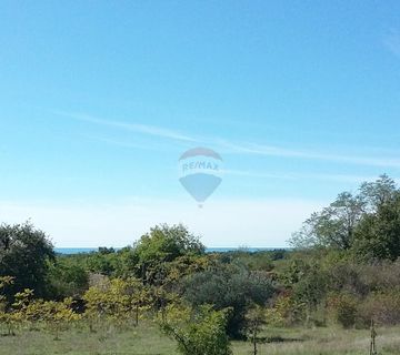 Istra, Umag - građevinsko + poljoprivredno zemljište, pogled na more - cover