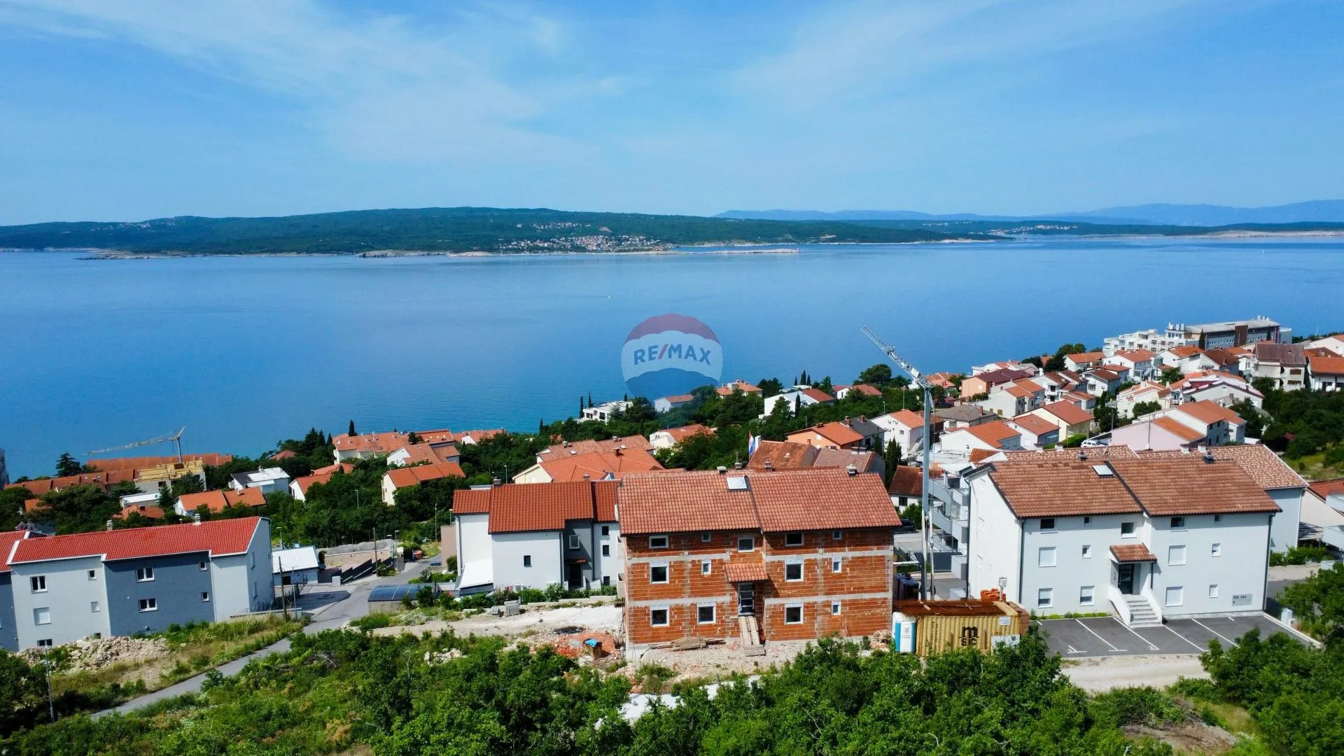 Crikvenica-građevinsko zemljište, pogled na more - cover