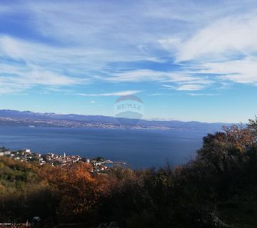 Lovran,Liganj,Građevni teren s otvorenim pogledom - cover