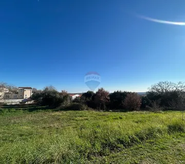 Istra, Kaštelir, lijepo zemljište sa pogledom na more - cover