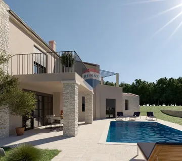 Istra, Poreč okolica - nova kuća u autohtonom stilu - cover