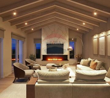 Grožnjan okolica, vila pogled more u autohtonom stilu s liftom - cover