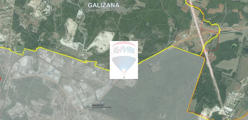 Pula, Šijana, 1 hektar poljoprivrednog zemljišta na traženoj lokaciji, pored industrijske zone  - cover