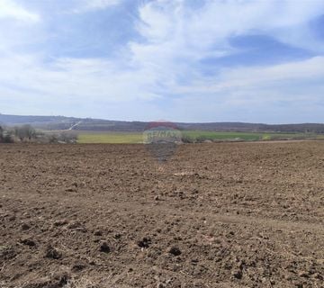 ISTRA,Buje poljoprivredno zemljište sa pogledom na more   - cover