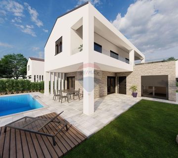 Otok Krk - kuća s bazenom u okolici Malinske, novogradnja - cover