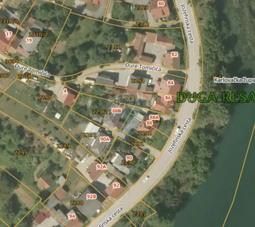 Duga Resa - građevinsko zemljište 908 m2 u blizini rijeke Mrežnice - cover
