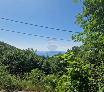 Opatija, Veprinac okolica,građevno zemljište s pogledom na more - cover