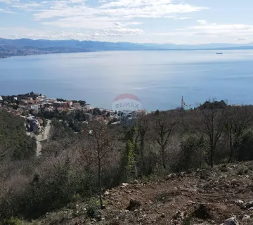 OPATIJA,KOLAVIĆI- teren 914 m2 sa panoramskim pogledom na more iznad Opatije - cover
