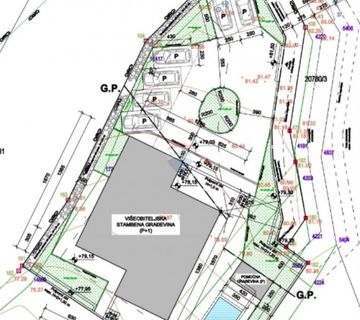 Bribir- građevinsko zemljište 1994m2 sa projektom za višeobiteljskom stambenom građevinom (P+1) sa pomoćnom građevinom i bazenom - cover