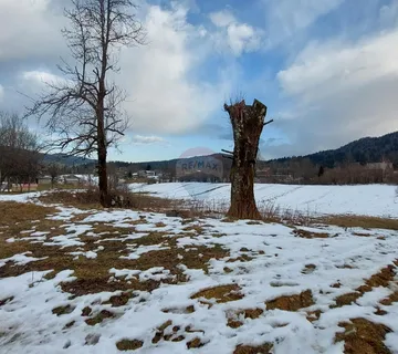 Građevinski teren sa ucrtanom kućom - Jasenak - cover