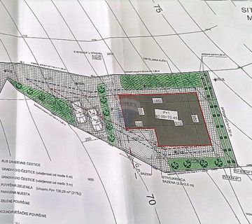 Crikvenica- građevinsko zemljište sa idejnim projektom za OBITELJSKU KUĆU ( P+1 ) sa BAZENOM - cover