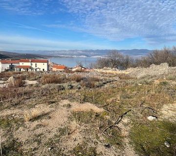 Otok Krk, Vrbnik,građevinsko zemljište 1231 m2,pogled na more - cover