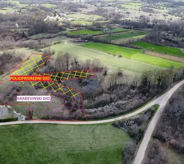 Istra, Žminj okolica - građevinsko-poljoprivredno zemljište 8.825 m2 - cover