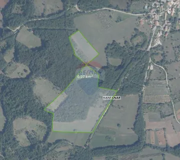 Istra - Kanfanar, Mrgani - 7 ha poljoprivrednog zemljišta u komadu - cover