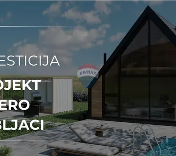 Ogulin, Jezero Sabljaci | Projekt dvije moderne kuće s bazenom  - cover