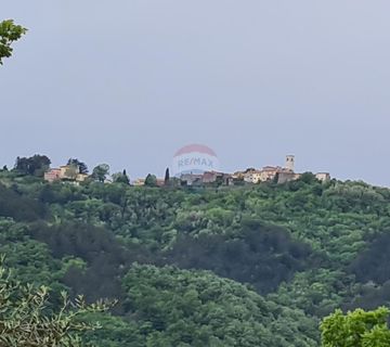 Oprtalj, okolica: Kombinacija građevinskog i poljoprivrednog zemljišta predivnog pogleda - cover
