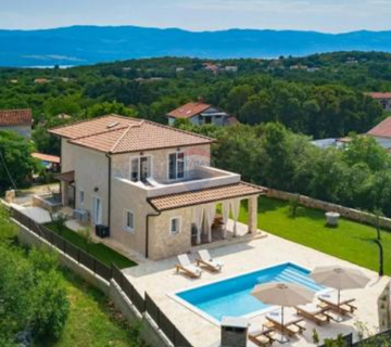 OTOK KRK-DOBRINJ moderna mediteranska kamena villa s bazenom i okućnicom - cover