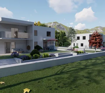 Rijeka, Kastav - novogradnja: 1s+db, garaža, okućnica - cover