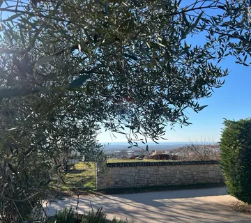 Istra, Kaštelir-Labinci, građevinsko zemljište sa pogledom - cover