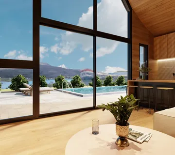 Ogulin, Jezero Sabljaci | Projekt dvije moderne kuće s bazenom  - cover