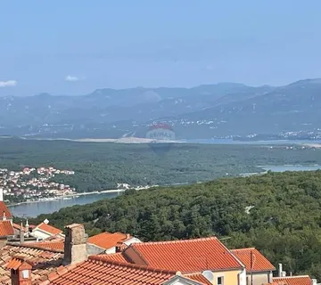 Otok Krk,Dobrinj,kuća s krovnom terasom i pogledom na more - cover