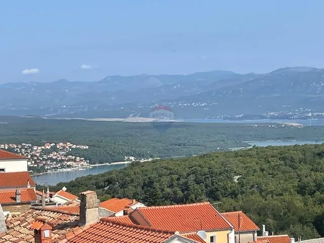 Otok Krk,Dobrinj,kuća s krovnom terasom i pogledom na more - cover