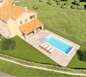 Istra,Buzet-okolica,Samostojeća kuća s bazenom - cover