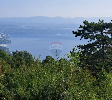 Lovran,okolica,zemljište za obiteljsku kuću s vanjskim bazenom - cover