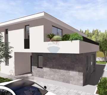 Građevinski teren sa projektom, blizu Malinske- 537 m2 - cover