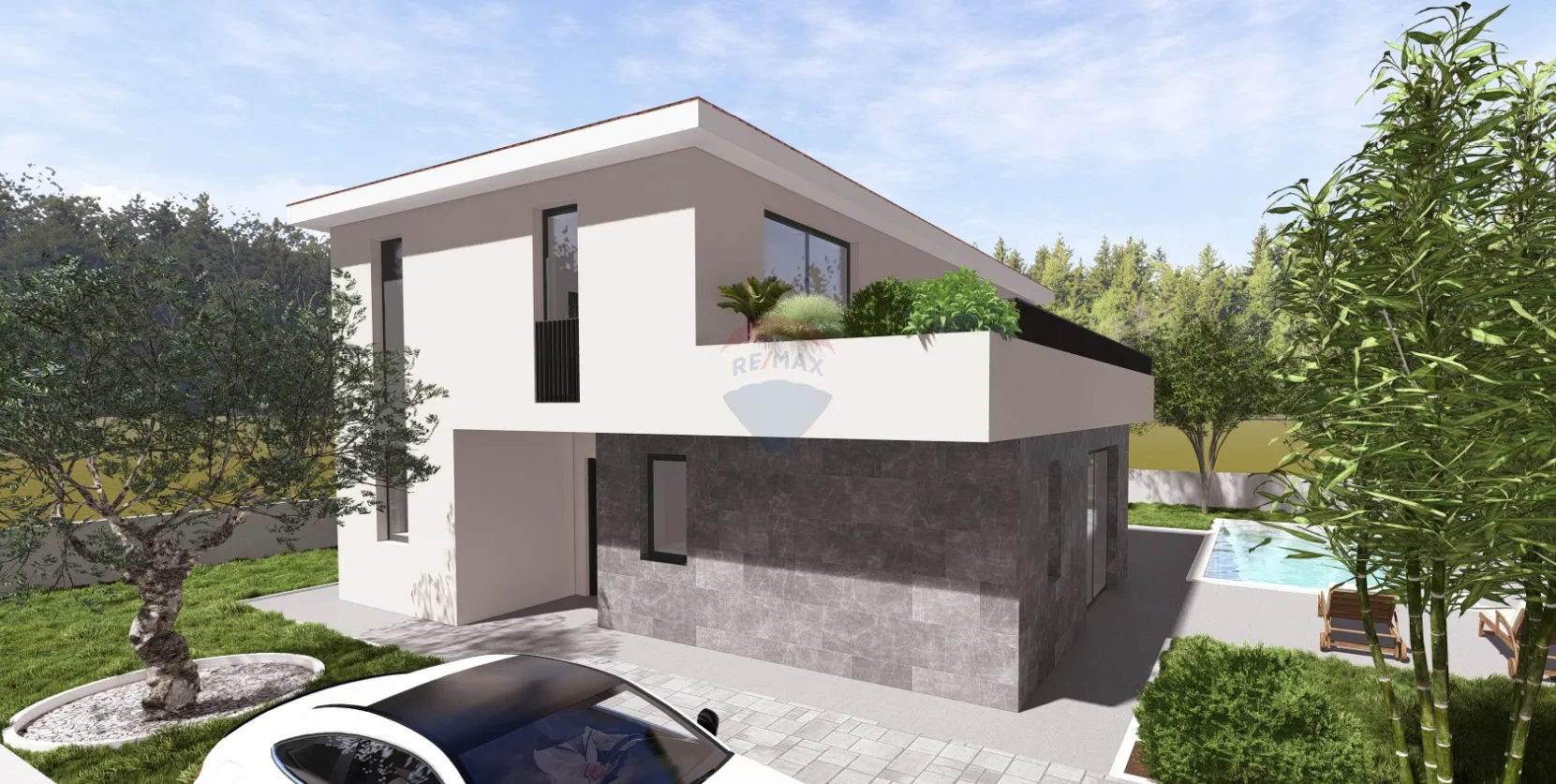 Građevinski teren sa projektom, blizu Malinske- 537 m2 - cover