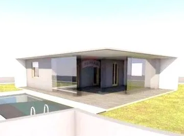  Istra, Umag - građevinsko zemljište s projektom kuće s bazenom  - cover