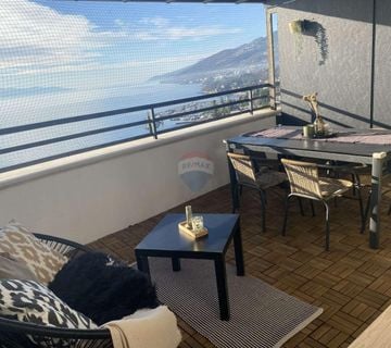 Opatija, stan, 3S+DB, s pogledom na more, garažom i terasom s bazenom - cover