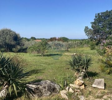 Poreč, okolica, lijepo građevinsko zemljište sa pogledom na more te objektom od 50 m2 i manjim od 17 m2 - cover
