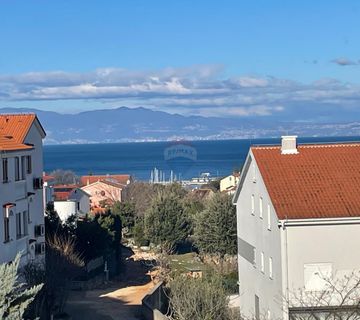 Otok Krk,Malinska,dvojna kuća u izgradnji,165 m2,pogled na more - cover